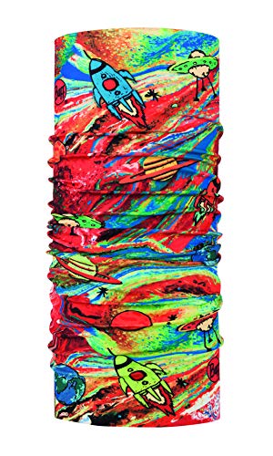 Buff New Planet Tour de Cou Mixte Enfant, Multicolore, FR Fabricant : Taille Unique
