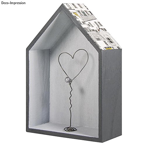 Rayher 62696000 Holz Rahmen Häuser, FSC Mix Credit, 14x10x4cm+12,5×8,5x4cm - 6