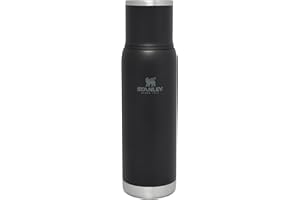 Stanley Adventure To-Go Botella Termica 0.75L - 20 Horas Caliente - 25 Horas Frío - Antifugas - Tapa Aislante - Sin BPA - Tapón Para Servir con Control de Flujo - Apta Para Lavavajillas - Black