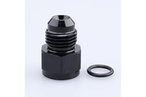 AC PERFORMANCE Female -4 AN to -6 AN Male Expander Fitting Aluminum Black