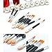 Lot of 10Pcs Double-ended Disposable Eye Shadow Applicators Lip Brush Beauty Tools