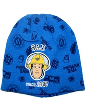 Feuerwehrmann Sam Wintermütze Beanie Bommelmütze