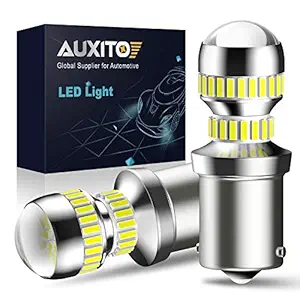 AUXITO 2600 Lumens 1156 LED Bulbs BA15S P21W 7506 LED Light Bulbs Replacement for Backup Reverse Light Bulb Tail Light 6000K White