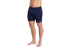 Zoggs Men's Jammer Swimming Trunks | Chlorine-Proof, Quick-Drying, Ecolast+ Fabric | Swim Fitness Training Jammer