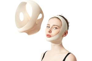 ZKSXOA Faja Para Papada, Máscara Facial Que Adelgaza, Máscara Para Adelgazar Facial V Belleza Cuello Mascarilla Alza Forma Delgada Línea Cara Reducir Papada Vendaje Juego Para La Mujer Y El Hombre(XL)