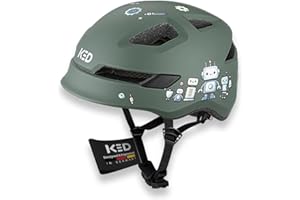 ‎KED KED Pop II Lite Kinder Fahrradhelm Mit Ultraleichtem Design Und Sicherem K-FIT System – Bequemer Helm Für Schule Und Freizeit