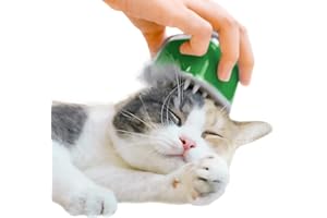 ［Silicone Ultra Doux］Cheerble Brosse Chiens Chats, Brosse de Toilettage Lavable en Silicone pour Eliminer du Sous-Poils Morts, Brosse pour Chat Chien Poil Long Court, Brosse Anti Poils Animaux (Vert)