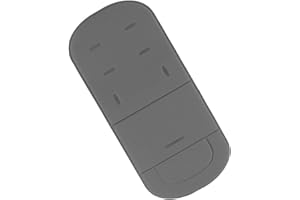 MIKIULY Colchoneta Silla Paseo Universal, Cojin Carro Bebe, Cojín Universal para Cochecito de Bebé, Cojín Lavable para Cochecito de Bebé, Suave y Transpirable, 80 x 34cm, Gris Lino