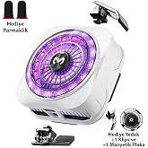 MEMO CX21 18W Manyetik Telefon Soğutucu RGB Işıklı Yarı İletken Buz Soğutmalı Mobil Oyun Fanı, BEYAZ