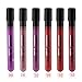 JACKY 6 PCS Lip Gloss Lipstick Matte Velvet Waterproof Super Long Lasting Not Fade
