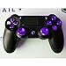 Produktbild Sharplace Controller Aluminium Buttons Ersatzteile Thumbsticks Tasten Für PlayStation 4 PS4 Controller - Lila