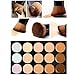 Malloom Fashion 15 Colors Makeup Concealer Contour Palette + Makeup Brush