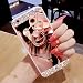 Produktbild iPhone 6S Hülle Silikon Glitzer Rose Gold Mirror Case für iPhone 6 4.7 Zoll,iPhone 6S Hülle Bumper für Mädchen Case,Schutzhülle für iPhone 6S Hülle Slim Weich TPU,EMAXELERS iPhone 6S Hülle Luxus Glitzer Kristall Strass Rahmen Weich TPU Handy Tasche Ultra Dünn Silikon Weich Crystal Handyhülle Make Up Spiegel Mirror Kratzfeste Handy Tasche Schale Etui Bumper mit Cute Bear Ring Stand Holder für iPhone 6/6S 4.7 Zoll,Rose Gold Mirror with Bear Holder