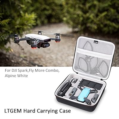 LTGEM Hard Case Carry Bag for DJI Spark Fly More Combo Kit 