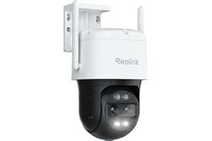 ‎REOLINK Reolink 4K 8MP Wi-Fi 6 PTZ Überwachungskamera Aussen mit Dual-Objektiv, Auto-Tracking-Zoom, WLAN Kamera Outdoor mit 3 Smart-Erkennungsmodi, 30m Farbnachtsicht, Außenkamera, Dual-Ansicht, TrackMix WiFi