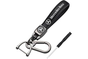 FDEETY Leder Schlüsselanhänger für Auto Schlüsselring Zubehör Unisex Auto Schlüsselring Autoschlüsselbund für Männer und Frauen