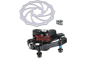 Bicycle Disc Brake Kit | Mechanical Disc Brake Set | Riding Accessories with 160mm Rotor, Front & Rear Caliper for Mountain Bikes, Road Bikes Zorq