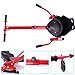 Produktbild EverCross Hoverkart Hover Sitz Hoverboard Kompatibel für 6,5 "8" 10 "Self Balancing Scooter Hovergokart Hoverdrift hovercart (Red)