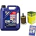 Produktbild Filter Set Inspektionspaket 5 Liter Liqui Moly Motoröl Synthoil Longtime Plus 0W-30 MANN-FILTER Ölfilter