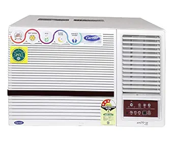 Carrier 1.5 Ton 3 Star Window AC (Copper, PM 2.5 Filter, 2019 Model, CAW18SN3R39F0 White)