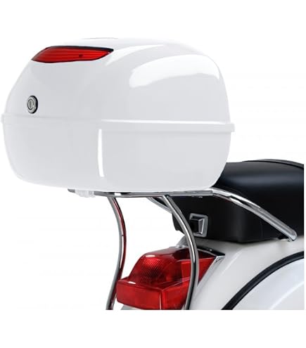 Bauletto Moto 28 Litri SIFAM Per Aprilia Pegaso 650 - Polipropilene, Nero Opaco, Con Piastra E Kit Montaggio, Capiente 2 Caschi