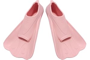 Firulab Aletas Natación Niños | Entrenamiento Cortas y Suaves para Buceo y esnórquel - Entrenamiento natación Infantil Esencial para niños, niñas y Principiantes