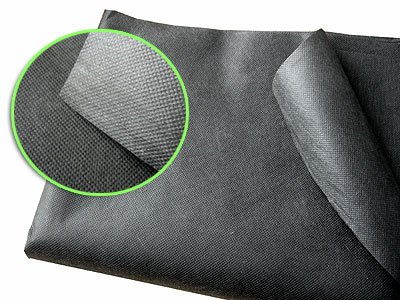 10 m² Gartenvlies inkl. Vliesnägel Unkrautvlies Vlies für den Garten 1,60 x 6,25 m 50g/m² schwarz - 3