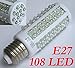 Produktbild 108 LED E27 Weiß Strahler Lampe Licht Leuchte Birne Neu 230V