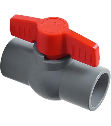 Robinet Boisseau Sphérique Tuyau Douille 32mm Robinet U00e0 Boisseau Sphérique En PVC, Parfait Pour Tuyau D' Alimentation En Eau, Douille Adhésive Coulissante (40 Mm Tuyau Pvc 32mm Vanne à Bille PVC