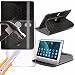 Produktbild Spyrox - Huawei MediaPad M3 (8.4 inch) Tablette-Hülle Carbon 360 drehende 4 Frühlingsstandmappen mit gehärtetem Glas LCD-Schirm-Schutz-Schutz -Carbon Black