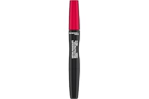 Rimmel London Rossetto Liquido Provocalips, Formula Lunga Tenuta 2 Step, per labbra dal colore pieno e dal finish vinilico, Tonalità 500 Kiss The Town Red, 6 ml