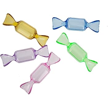 10 Scatole Portaconfetti In Plexiglass Rettangolari, 3x3,5x12 Cm, Per Bomboniere