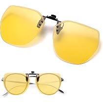 Lunettes De Conduite Nuit SunAurora - Anti-Éblouissement Polarisé, UV400 - Réduction Fatigue Oculaire - Cadre Aluminium Léger - Unisexe