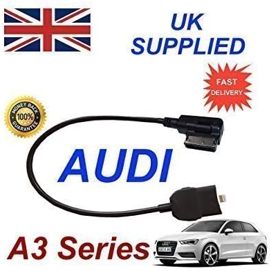 Audi A3 Series AMI INTEGRATED Audio Cable For Apple iPhone 5 5c 5s 6 6s 6 Plus 6s Plus by cablesnthings (AG)