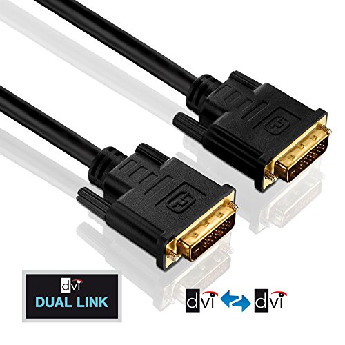 PureInstall PI4200-020 Dual Link DVI-Kabel (DVI-D Stecker (24+1) auf DVI-D Stecker (24+1)), 2m, schwarz - 2