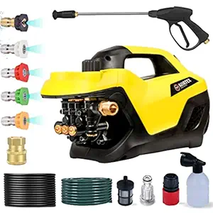 Kortex Y10 Portable High Pressure Car Washer Cleaner Pump for Multiple Cleaning Applications with All The Required Accessories with 2800watts Motor and 180Bar Max Pressure.