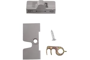 YUCKMZ Fermeture de Porte Frigo Pièce de Rechange de la Serrure de Congélateur Compatible avec Réfrigérateur Série 7 2412757300 Grise