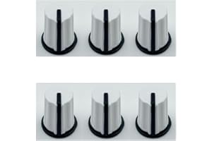 HUMARH 6er-Pack EQ Drehknopf für Pioneer DJM-700 750 800 850 900 2000 900NXS2 900SRT 900nexus 2000nexus usw., Pioneer Digital Controller XDJ-RX DDJ-RZ DDJ-SZ DDJ-SZ2 usw., DAA1176 DAA1176 DAA1176 305