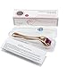 USNaturals Best Derma Roller 1.0 mm+Free User Instructions via Email, Best Anti Ageing Tool, for Wrinkles & Lines, Stretch Marks, Acne, Hair Loss, Scar Removal, Pitted Skin and Hyper-pigmentation, Works Great with Numbing Cream Micro Rollers -100% Satisfaction Guarantee or Money Back