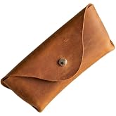 Oh Deer Leather Hakiki Crazy Deri G&ouml;zl&uuml;k Kabı