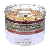 JJSFJH Deshydrateur Machine for Beef Jerky, Fruits, Viande, Gâteries for Chiens, Herbes, Fonction Alimentaire Sèche Dried Fruit Machine Maison Snacks, Convient for la Famille