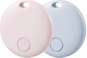 REYKE Smart Tag PRO, Custodia Tracker Compatibile con Apple Dove è? App (Solo iOS), Ricerca Chiavi per Chiavi, Bagagli, Valigia, Portafoglio, IP67, Impermeabile, Confezione da 2