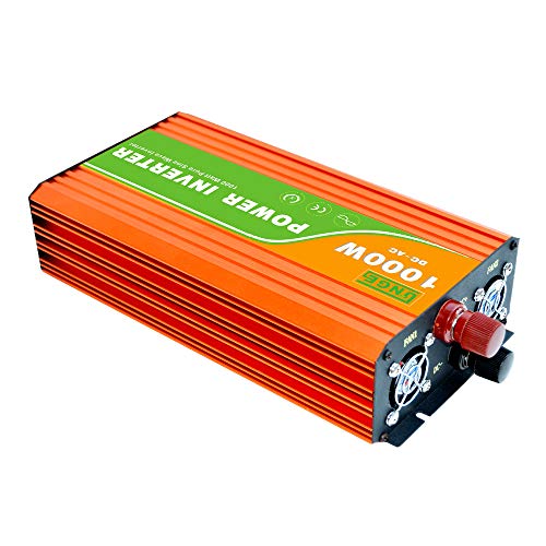 Preisvergleich Produktbild Decdeal Spannungswandler Continuous Pure Sinus Wechselrichter Hochfrequenz Stoßspitzenleistung Watt Wechselrichter USB Anschluss DC 12V auf AC 240V Power Inverter Converter 300W-2000W