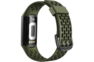 WIIKAI Cinturino Compatibile per Fitbit charge 5 Regolabile di Ricambio Bracciale.