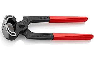 KNIPEX 50 01 180 Carpenters' Pincers black atramentized plastic coated 180 mm Multicoloured