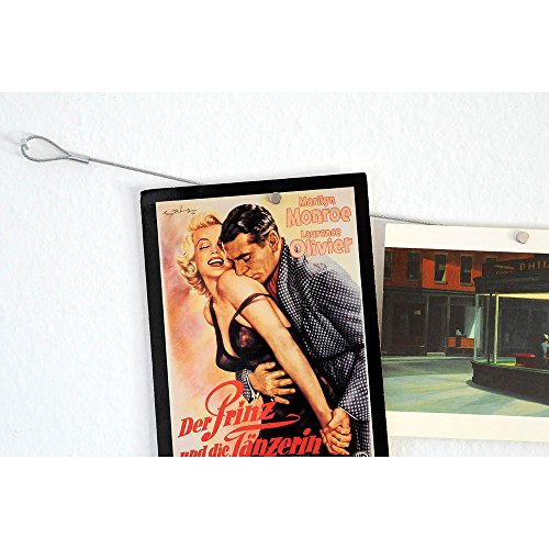 HAB & GUT (MC006) – Fotoseil Set waagerecht 120 cm 8 Magnete - 2