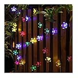 Solar Lights Outdoor, Panpany 50 LED Solar String Lights, Waterproof 22 Feet Fai
