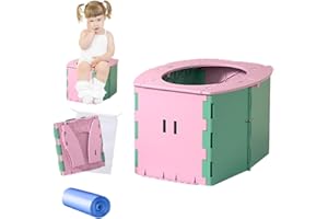 ANYINGKAI Faltbares töpfchen kinder,Töpfchen für kinder unterwegs,Baby potty travel,Portable toilette für kinder,Baby WC Töpfchen,Töpfchen für Kinder,Baby Potty,kinder töpfchen,Babytopf WC (Kamelienpollen)