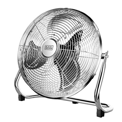 Black + Decker BXFF60E Ventilateur de sol Metallique