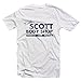 Produktbild TITH keith Scott- Herren T-Shirt Schwarz schwarz Gr. XXX-Large, grau